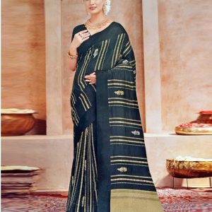 Lt Fabrics Khushi Casual Wear Silk Saree (Green)