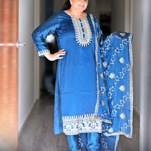 Blue Salwar Kameez Suit