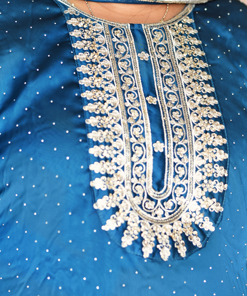 Blue Salwar Kameez Suit - Image 2