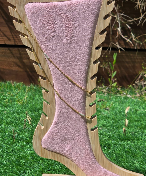 White Goldplated Anklet